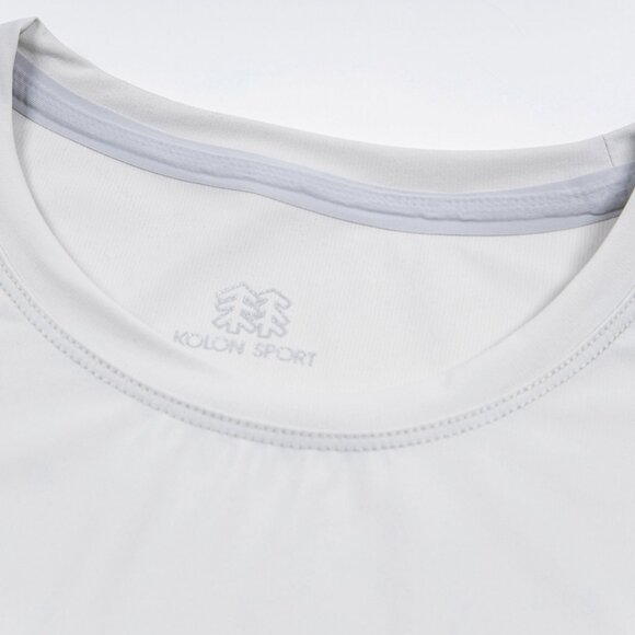 Simple Grey Quick-Drying Short-Sleeved T-Shirt Kolon Sport - Picture 3 of 5